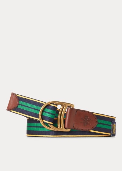 Men's Polo Ralph Lauren Equestrian Grosgrain Belt | 308256ALN